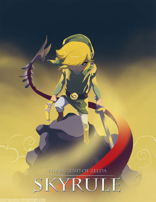 Illustration for article titled Skyrim + Skyward Sword = Skyrule
